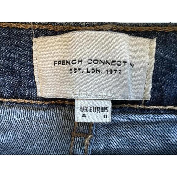 French Connection Skinny Jeans Women's Size US 0 / UK 4 Blue Mid Rise 5-Pocket - Picture 3 of 4
